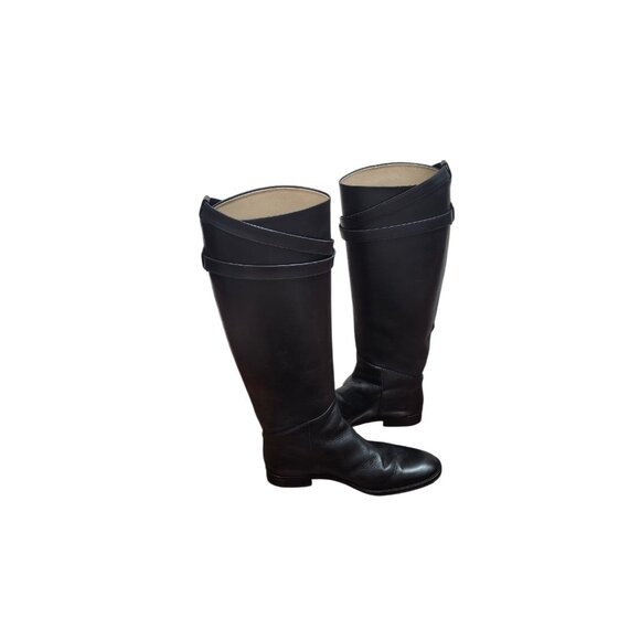 Banana Republic Cheval Leather Riding Boot Women Size 8.5 - Picture 10 of 14